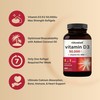 NatureBell Vitamin D3 50,000 IU + K2 200 mcg, 180