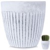 Vilde Ceramic Flower Pot Planter 11.5 cm White
