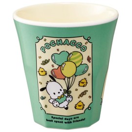 Skater MTB2-A Tumbler Melamine Cup, 9.1 fl oz (270 ml), Sanrio Pochacco Party B