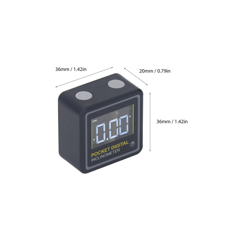 Pocket Digital Inclinometer Protractor Magnetic Angle Finder Measuring Tool for