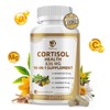 10-in-1 Cortisol Supplements with Magnesium, Ashwagandha, Chamomile, L-Theanine, St. John's