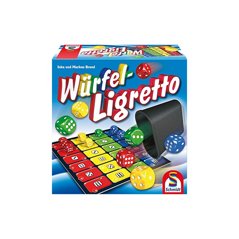 Schmidt Spiele SSP49611 - Dice Ligretto - Dice Game, 2-4