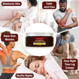 Crema De Magnesio Cocoa Natural Alivio Dolor 237ml Seven