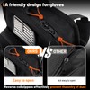 Oumurs Motorcycle Handlebar Bags,1680D Water-resistant Universal Bar bag American Flag