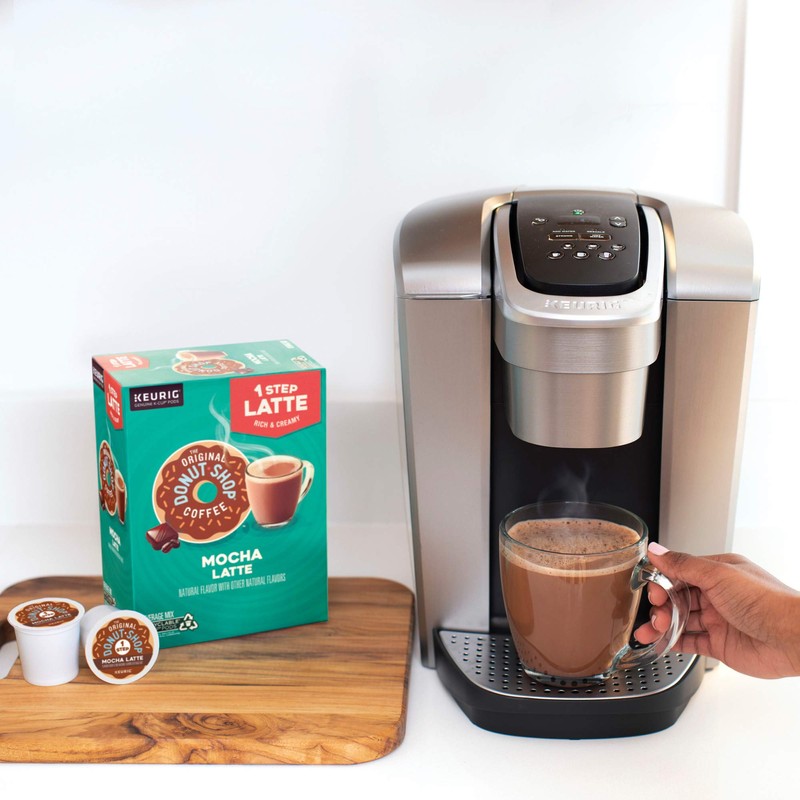 The Original Donut Shop Mocha One-Step Latte, Single Serve Coffee