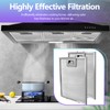 2 Pack-S97018029 Range Hood Filter Replacement, Upgraded Stainless steel frame