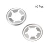 sourcing map M7 Washer 6.5mm I.D. 15mm O.D. Internal Tooth