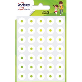 Avery 5 Bags of 245 Eyelets for Reinforcement Diameter 13 mm