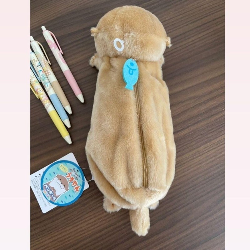 Stationery Bag Large Capacity High Quality? Plush Pen Box Portable