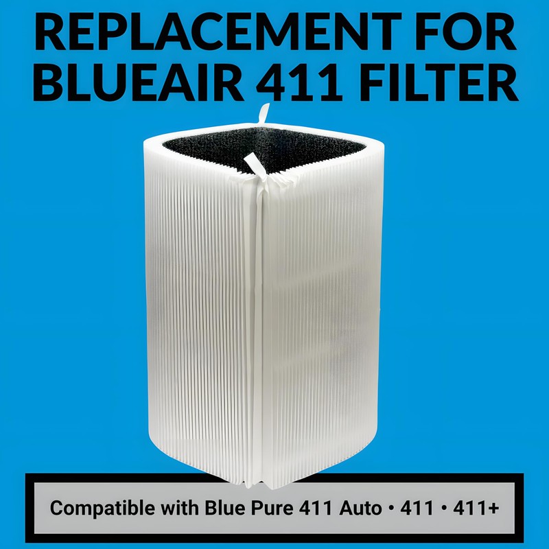 AIRx Replacement For Blueair 411 Air Purifier, 2-Pack