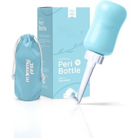 Peri Bottle for Postpartum Care | Upside Down Perineal Cleansing and Recovery Portable Bidet Essentials New Moms (Blue  12.2 OZ) - Color: Baby Pink, Size: 12.2 Ounce