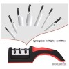Total Supplier Afilador Cuchillos Cocina Ergonomico Tijeras 3 Etapas Manual