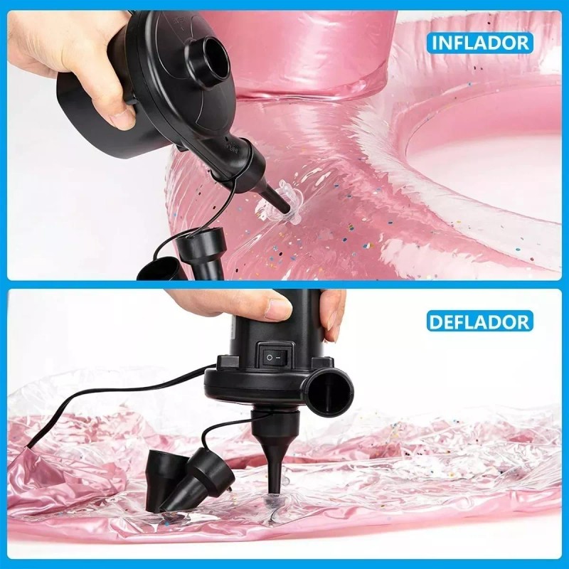 Espinope Inflador Eléctrico Ca Para Colchones Y Piscinas Inflables