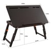Nnewvante Drawing Table Foldable Drafting Desk with Adjustable Height &