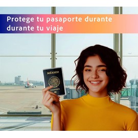Pack 2 Fundas Transparente para Pasaporte – Porta Pasaporte de PVC Resistente al Agua, Protector de Documentos de Viaje, Tamaño Universal, Unisex – Color Transparente