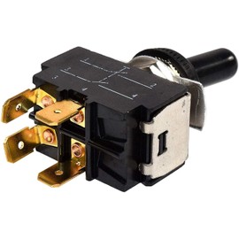 HQRP 4-Pin Toggle Switch for MK Diamond MK-100 Tracker Tile Saw 154310 + HQRP Coaster