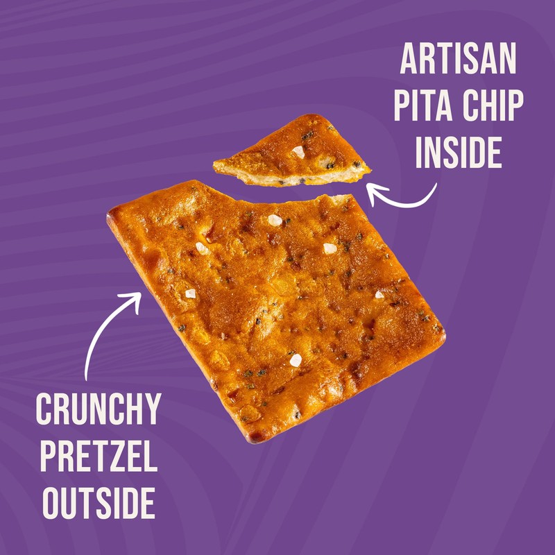 PRETZELIZED Snacks PRETZELIZED Pretzel Pita Chips, Everything Flavored, 7oz Bag