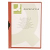 Clip Report File Q-CONNECT Metal Clip PP A4 200/350 Micron