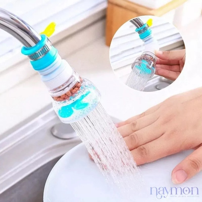 Naymon Filtro Regadera Fregadero Tarja Grifo Ahorrador Cocina Baño