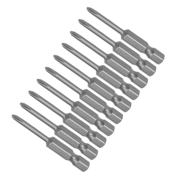 CoCud Phillips Cross Screwdriver Bits PH0 50 mm Long 1/4