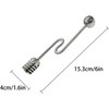 304 Stainless Steel Honey Dipper, Curved Handle Spoon for Tea