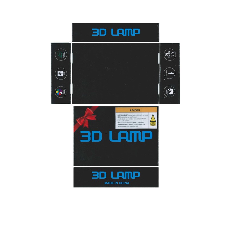 SUPERHONGJIHAO Night Light for Kids 3D Tennis Players Led Lamp