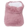 Electric Heated Foot Warmer Pink 5V USB Rechargeable Thickened Foot