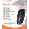 BestKeys Upgraded Flip Remote Key Fob with by Yourself Instruction