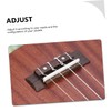 Mikinona 3sets Ukulele Saddle Nut Set Height Bridge Accessories for
