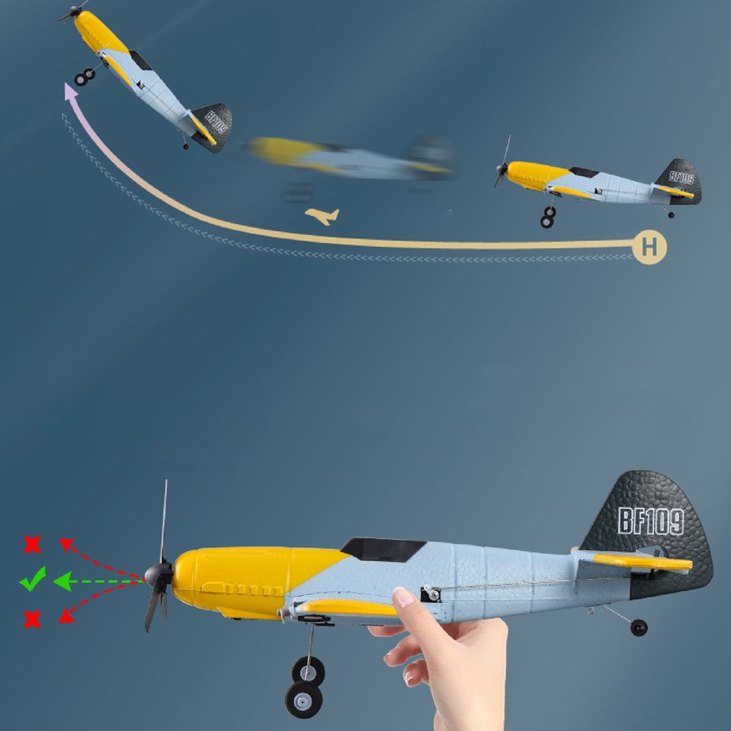 Remote Control Airplane BF109 EPP Foam Remote Control Aircraft Plane