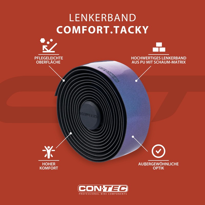 CONTEC Ct Comfort.Tac Ky Chameleon 03199993 Handlebar Tape Metallic Colourful