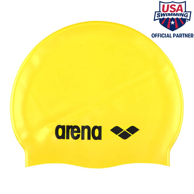 Arena Unisex Classic Headband, Yellow-Black