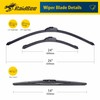 Raidbee® 26"+24" Windshield Wiper Blades with 14" Rear Automotive Replacement