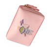 Spaceman Embroidered Mini Makeup Bag Zipper Closure Multi Compartment Travel