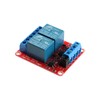3Pcs 24V 2-Channel Relay Module with Optocoupler Isolation, High/Low Level