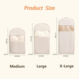 Space Saving Hanging Garment Bag with Self Compression Zipper, Heavy-Duty Vacuum Storage Bags for Clothes, Wardrobe Organizer, Waterproof Compression Bags for Travel, Winter Seasonal Clothing Storage