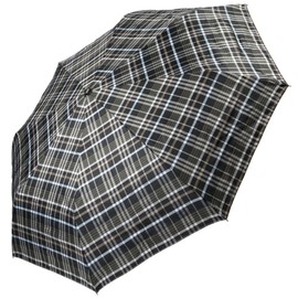Jasch Pocket Umbrella for Men and Women Checked Open-Close Windproof Fibreglass, multicoloured