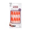 KISS Acrylic French False Nails Kit, X-Long Coffin Shape Design