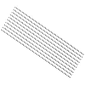 sourcing map Round Steel Rod, 1.4mm HSS Lathe Bar Stock Tool 100mm Long, for Shaft Gear Drill Lathes Boring Machine Turning Miniature Axle, Cylindrical Pin DIY Craft Tool, 10pcs