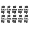 10Pcs BERM Button Switches Normally Closed Safety 2Level Knob Switch