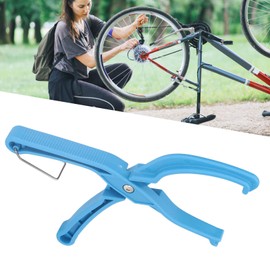 Atyhao Bicycle Rim Protector Tool, Bicycle Tyre Pliers, Mountain Bike Tyre Puller Clamp, Labour-Saving Rim Protection Tool for Hard to Install Bicycle, Practical (Blue)