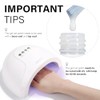 AILLSA Esmalte de uñas de gel blanco lechoso, jalea translúcida