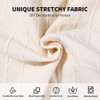 smiry Stretch Chair Seat Covers for Dining Room, Jacquard Dining