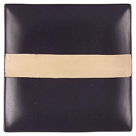 Mikasa Bamboo Black Square Salad Plate