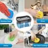 EZONEDEAL Kitchen Dish Soap Dispenser and Sponge Holder for Sink