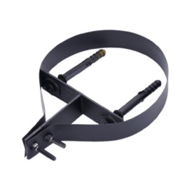 Sharplace 6" Chimney Pipe Bracket, Wall Strap Pipe Clamp, Metal, Fireplace Accessories, Fixing Stove Pipe Hanger, Chimney Pipe Holder, Black