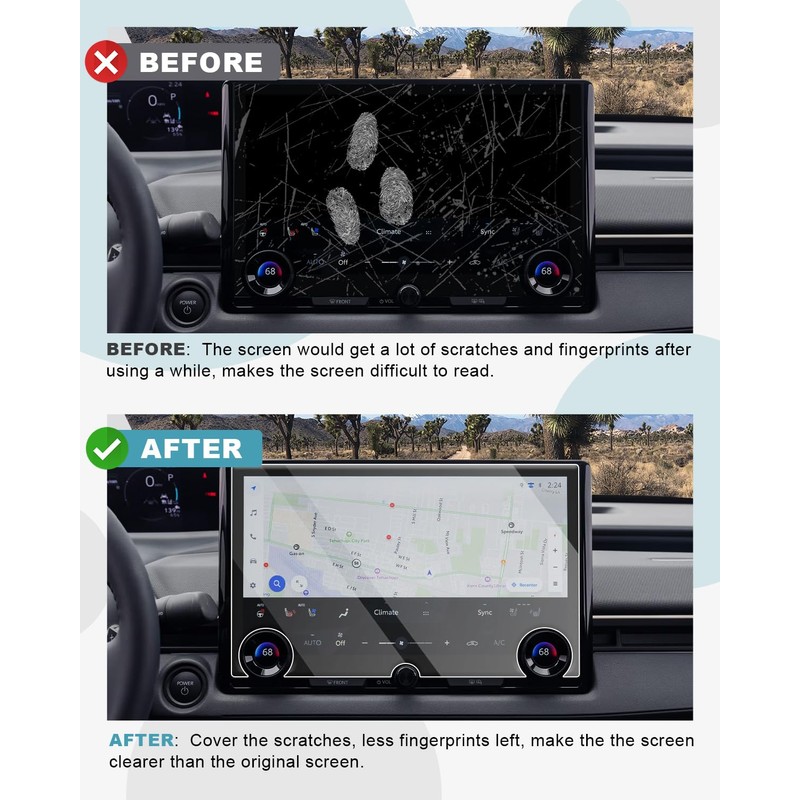 CDEFG 2026 CHR Screen Protector for 2026 Toyota C-HR 14-inch