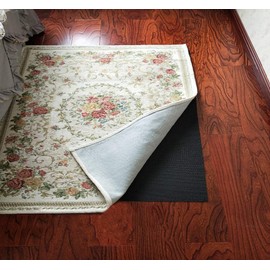 HUIDUO Rug Pads Rug Gripper Anti Slip Pad for Mat Any Hard Surface Floors Carpet Pads Skid for Area Rug Kitchen Bedroom Livingroom Car Trunk Green 5.2x6.6ft