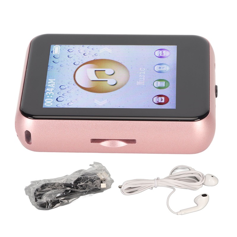 MP3 Bluetooth Player HiFi Lossless 1.8 Inch Touch Screen Support