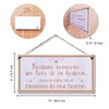 CARISPIBET Because someone we love is in heaven Home décor